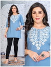 Fashion Talk Short And Sweet Rayon Designer Tunic Short Kurtis Suppliers In Mumbai
